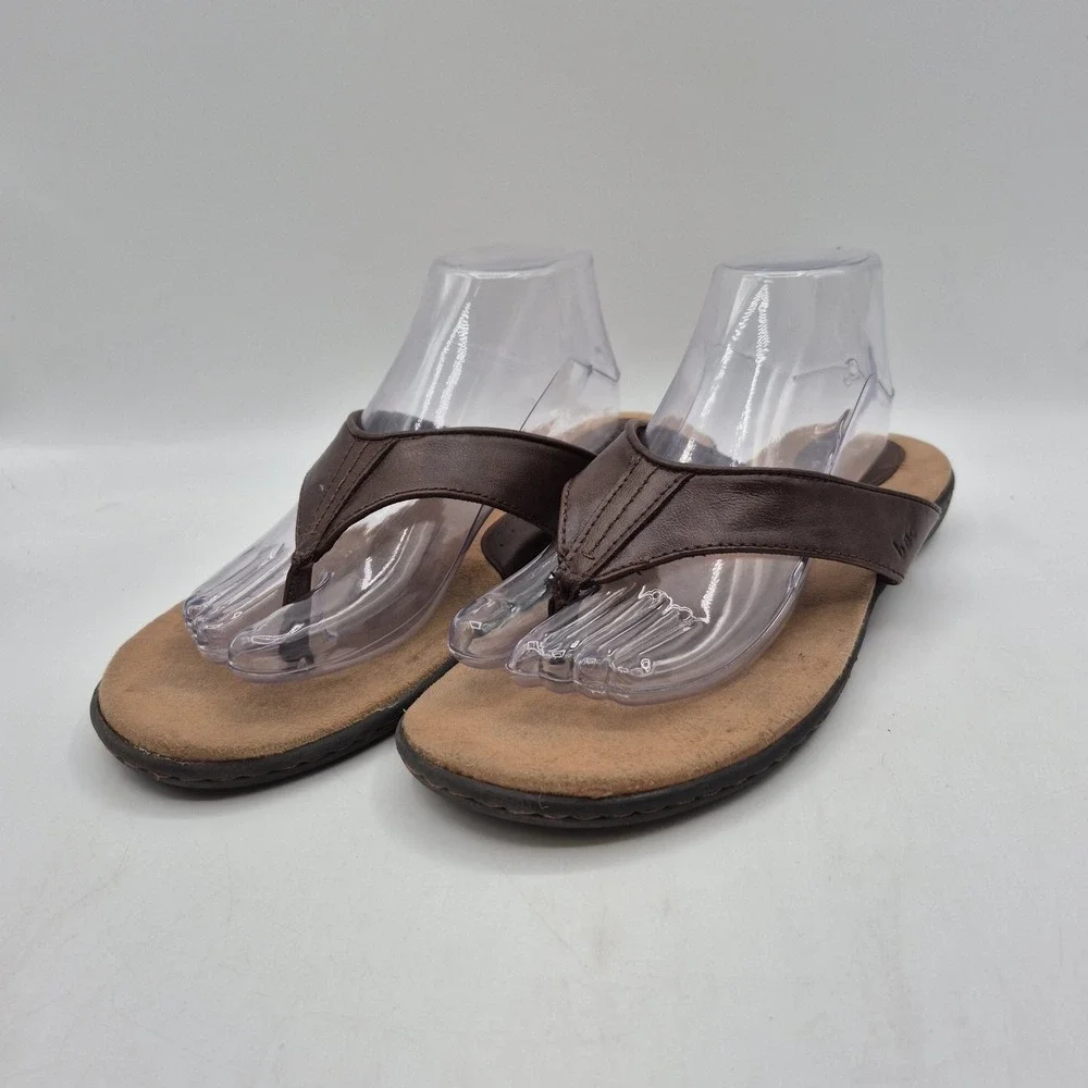 B.o.c Sandals Mens Size 10 Brown Thong‎ Flip Flop Comfort Shoes Casual Beach